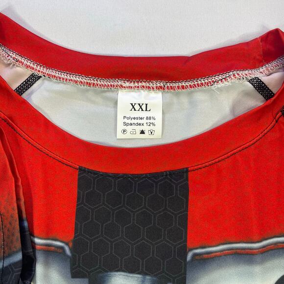 Mens Captain America End Game Print Compression Long Sleeve T-Shirt size XXL - Picture 3 of 7